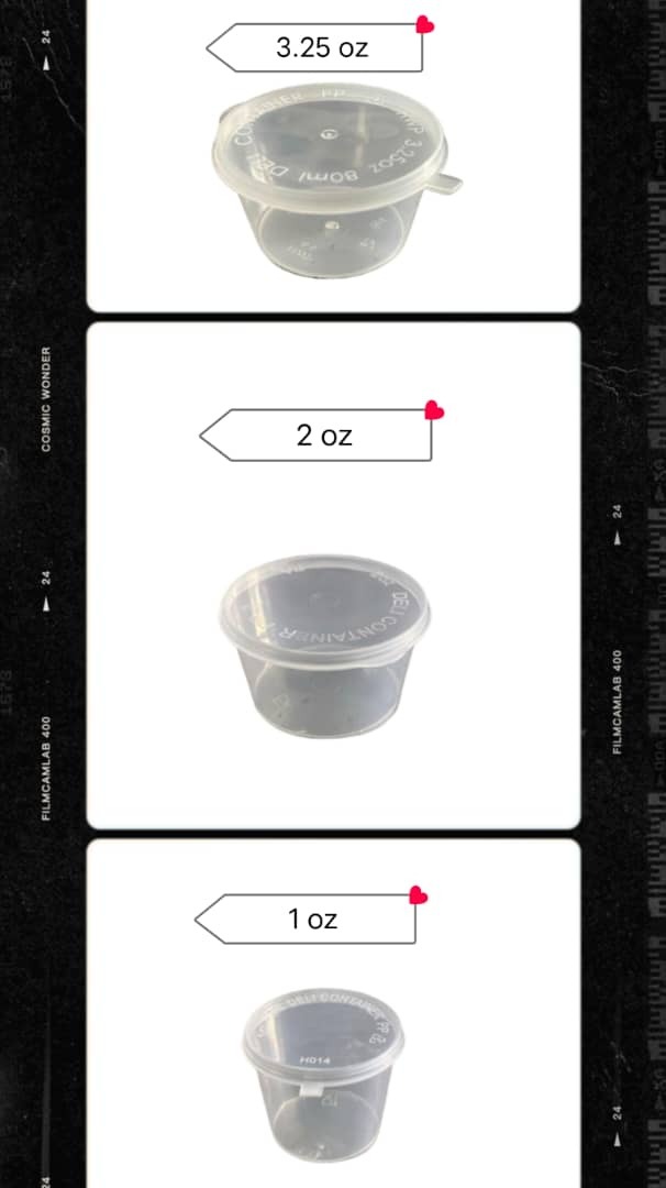 Sauce Cup Round